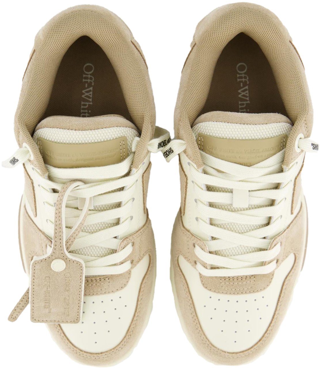 OFF-WHITE Dames Out Of Office Sneaker Beige