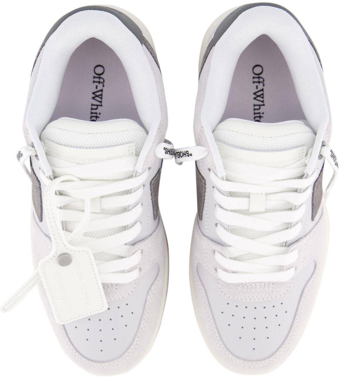 OFF-WHITE Dames Out Of Office Sneaker Grijs