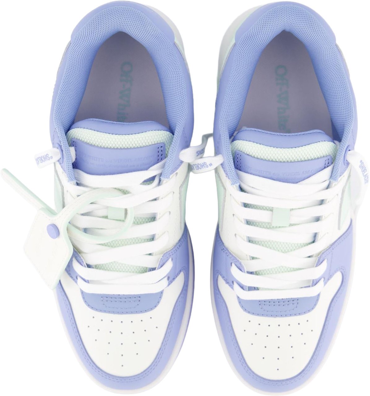 OFF-WHITE Dames Out Of Office Sneaker Lila Blauw