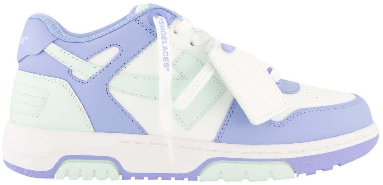 OFF-WHITE Dames Out Of Office Sneaker Lila Blauw