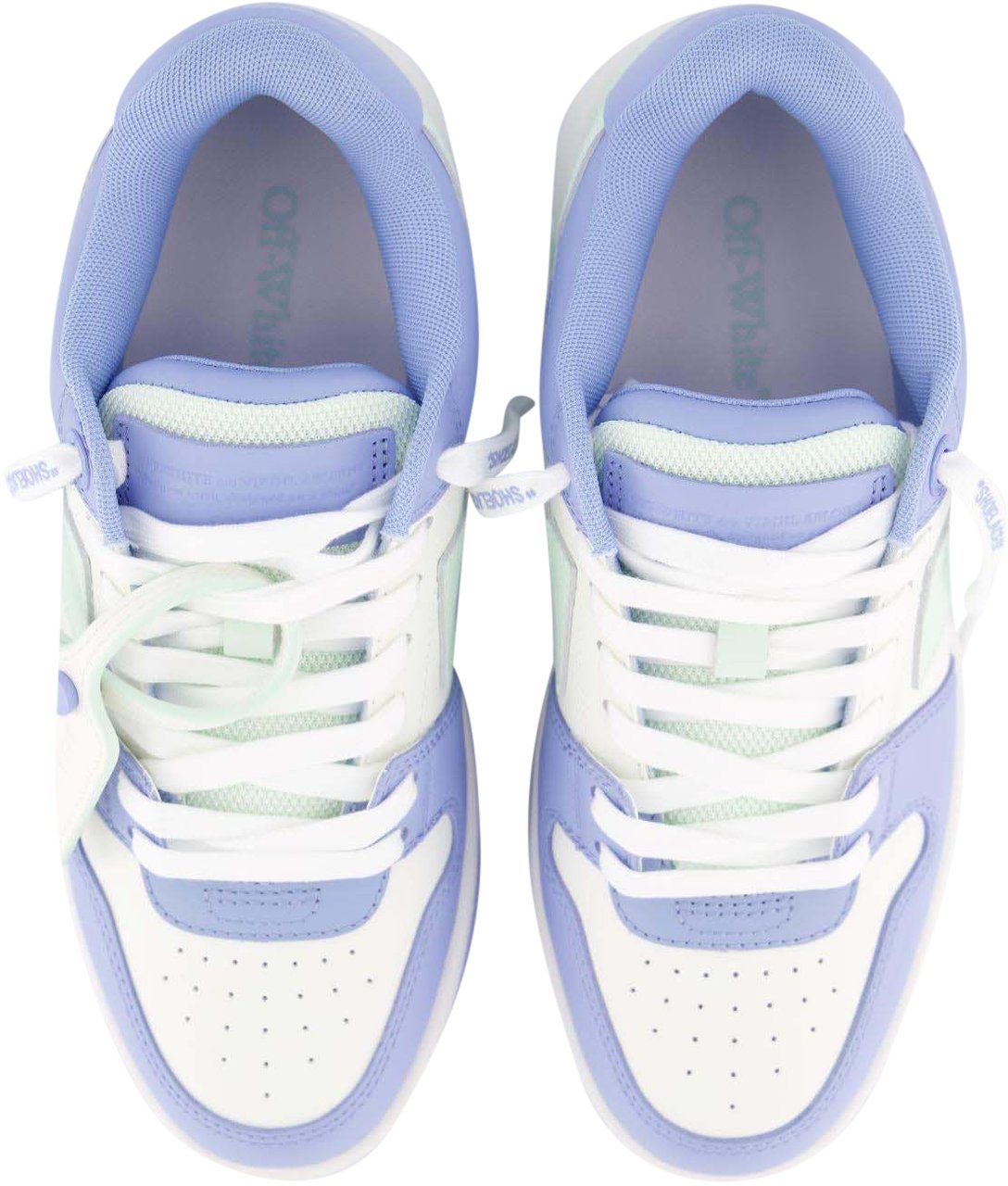 OFF-WHITE Dames Out Of Office Sneaker Lila Blauw