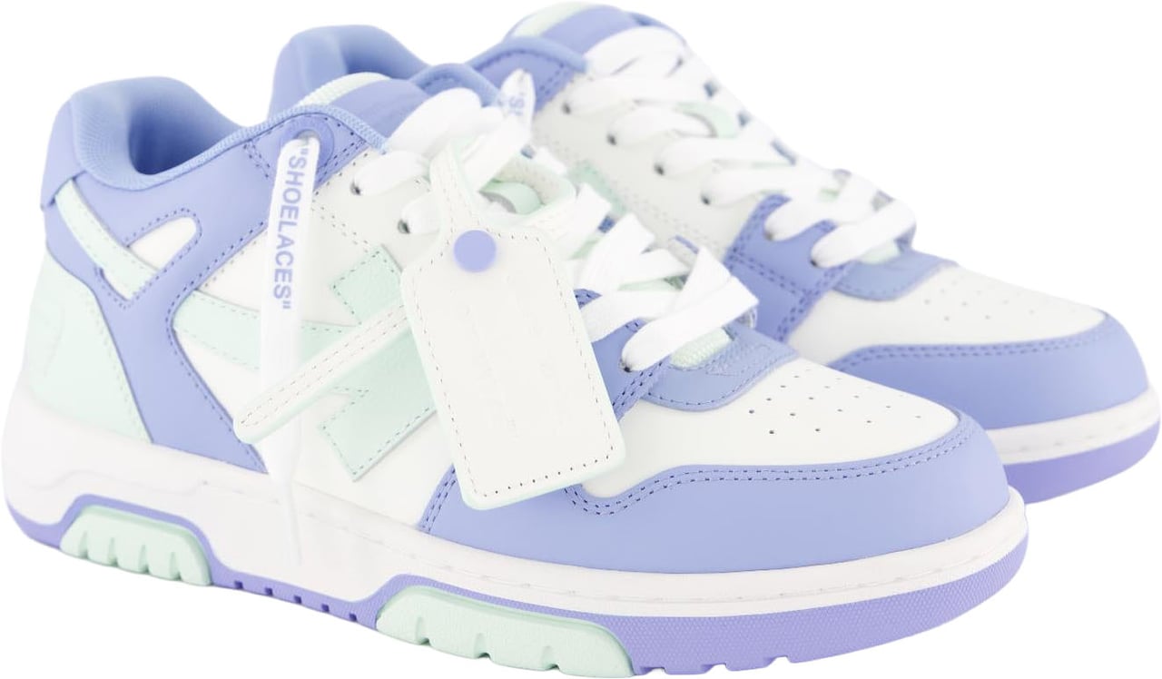 OFF-WHITE Dames Out Of Office Sneaker Lila Blauw