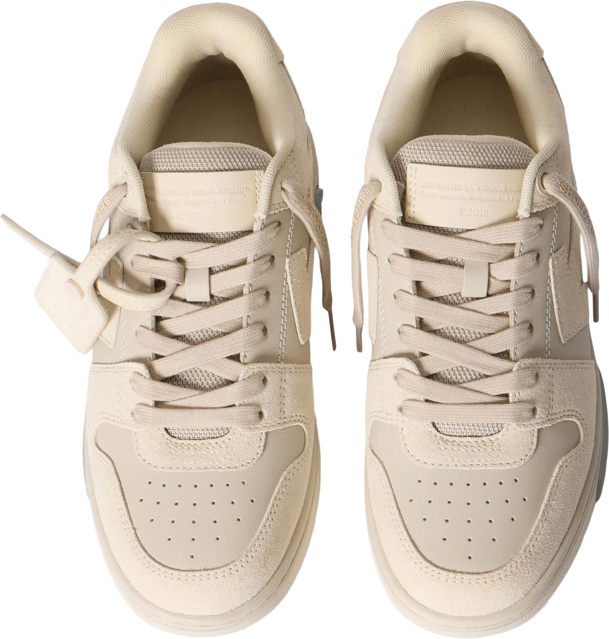 OFF-WHITE OFF WHITE Dames Out Of Office Sneaker Grijs