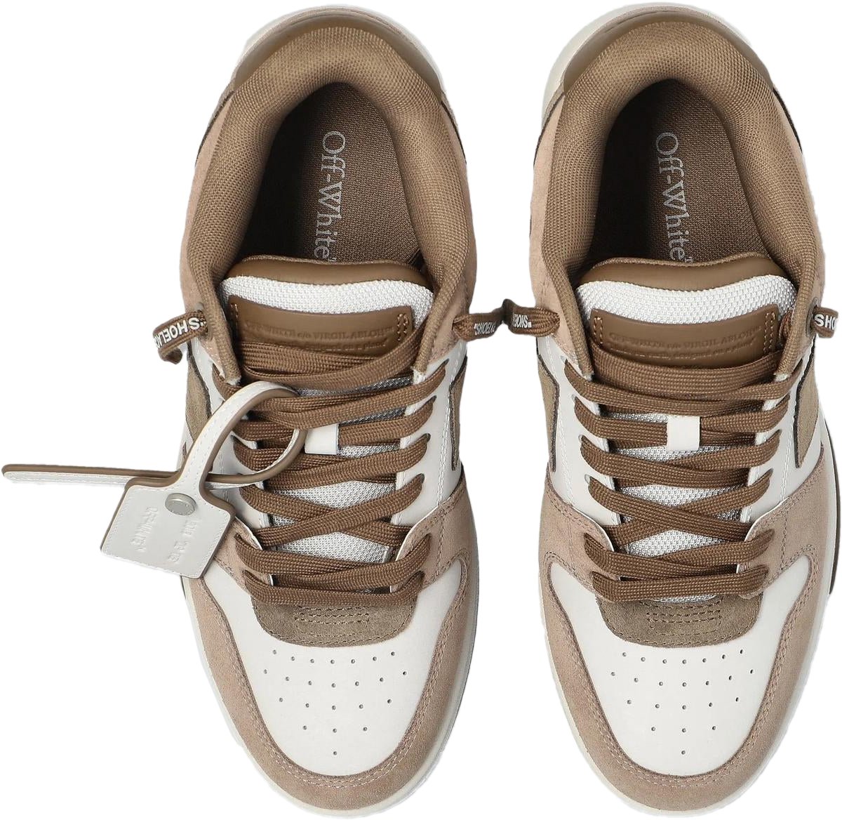 OFF-WHITE Dames Out Of Office Sneaker Bruin