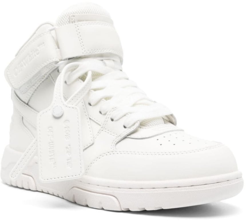 OFF-WHITE Out Of Office Mid-top Sneakers Wit