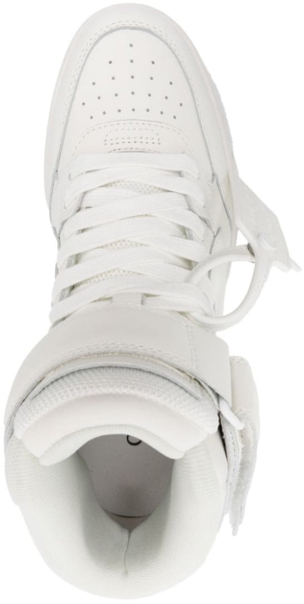 OFF-WHITE Out Of Office Mid-top Sneakers Wit
