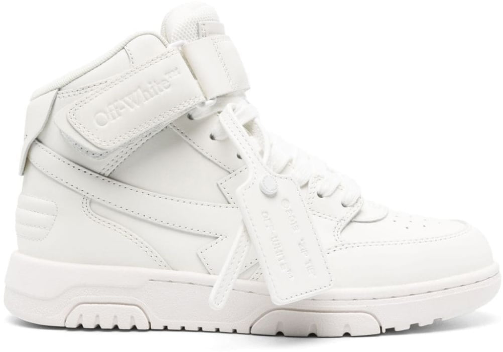 OFF-WHITE Out Of Office Mid-top Sneakers Wit