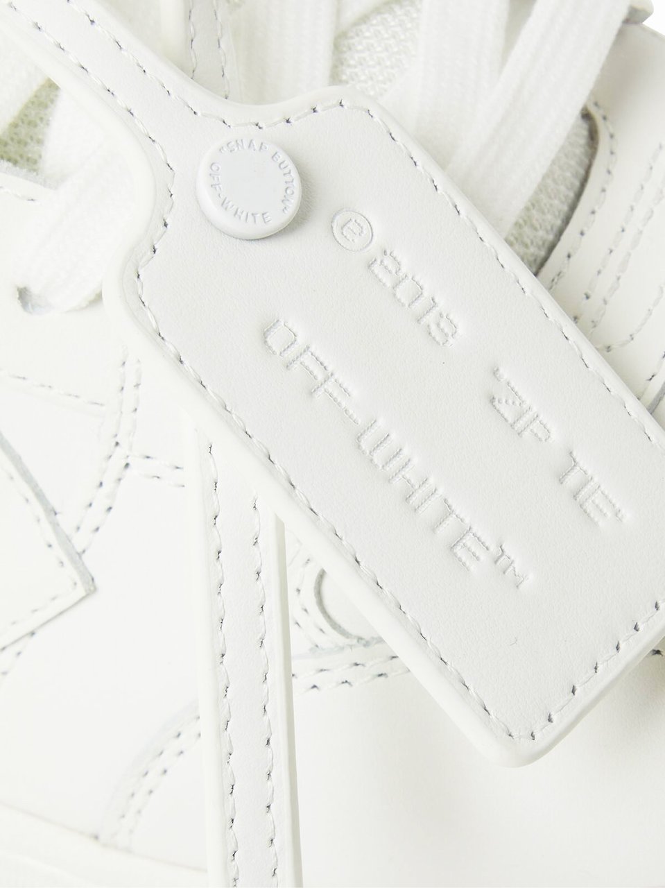 OFF-WHITE Out Of Office Mid-top Sneakers Wit