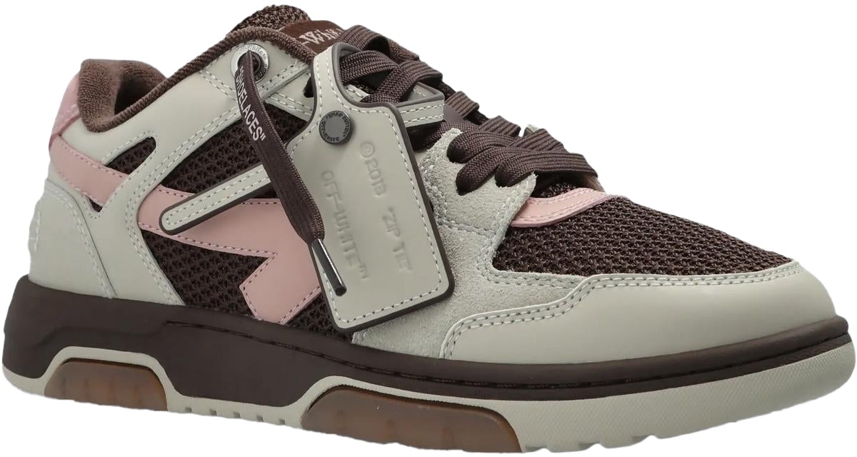 OFF-WHITE Dames Slim Out Of Office Sneaker Wit Beige