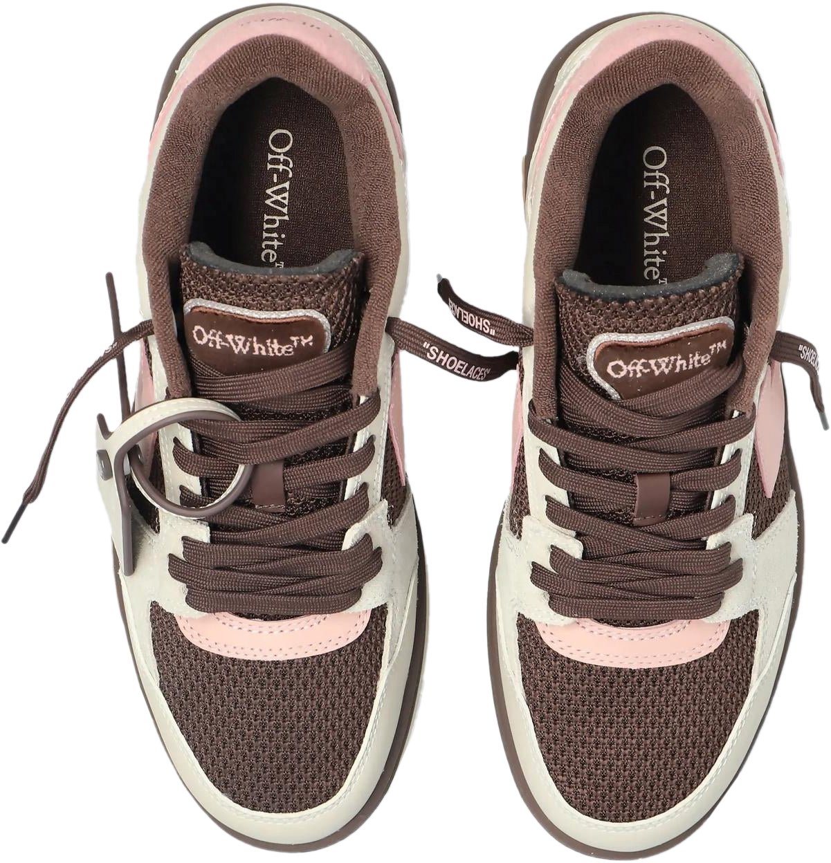 OFF-WHITE Dames Slim Out Of Office Sneaker Wit Beige