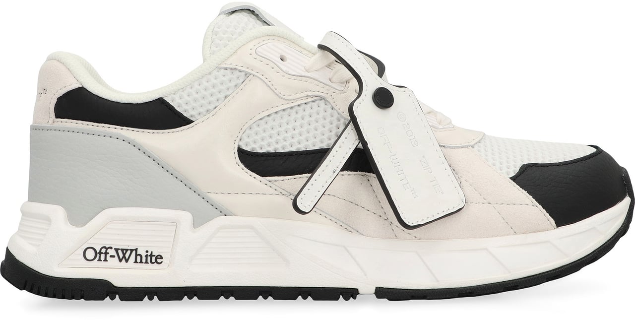 OFF-WHITE Sneakers Kick Off in leather and mesh Wit