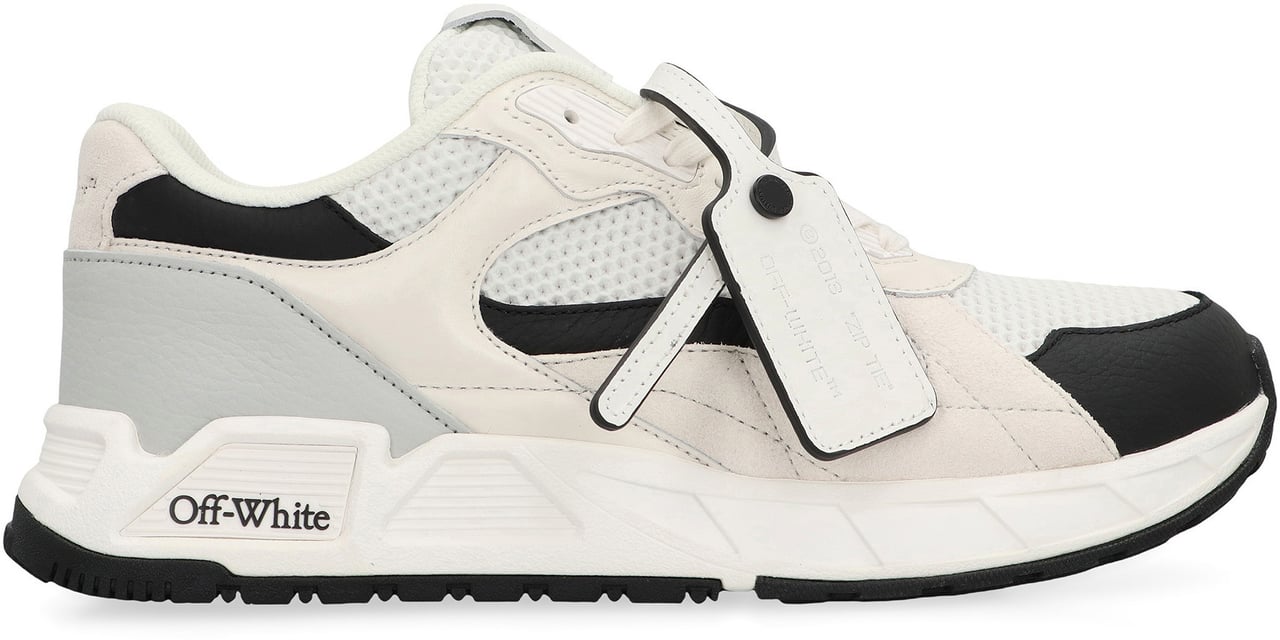 OFF-WHITE Sneakers Kick Off in leather and mesh Wit