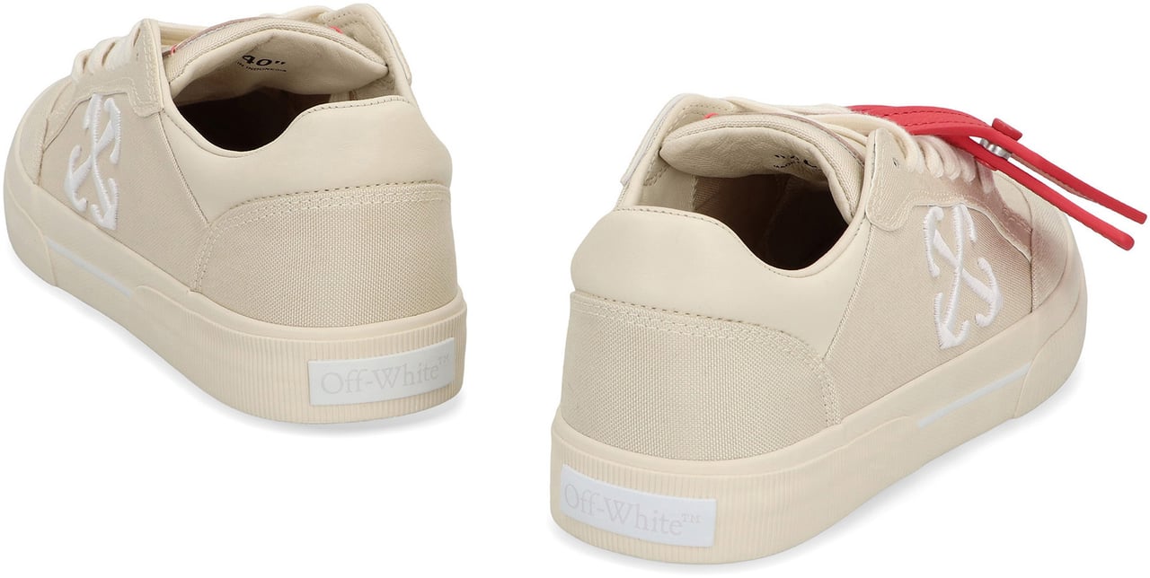OFF-WHITE Sneakers low-top New Vulcanized in canvas Beige