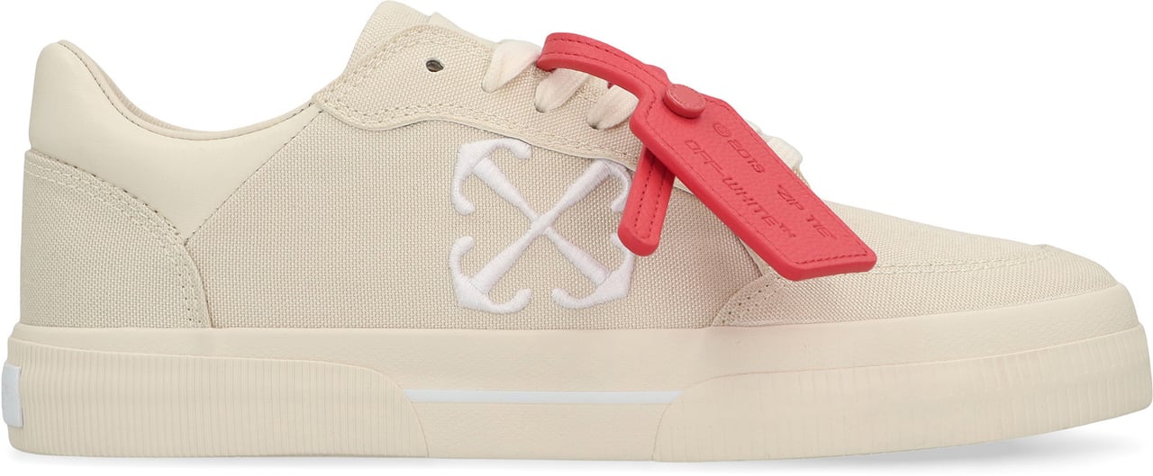 OFF-WHITE Sneakers low-top New Vulcanized in canvas Beige