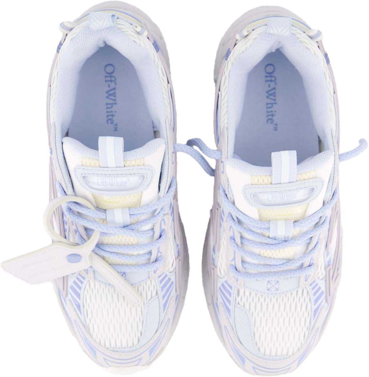 OFF-WHITE OFF WHITE Dames Ow Be Right Back Sneaker Grijs Wit