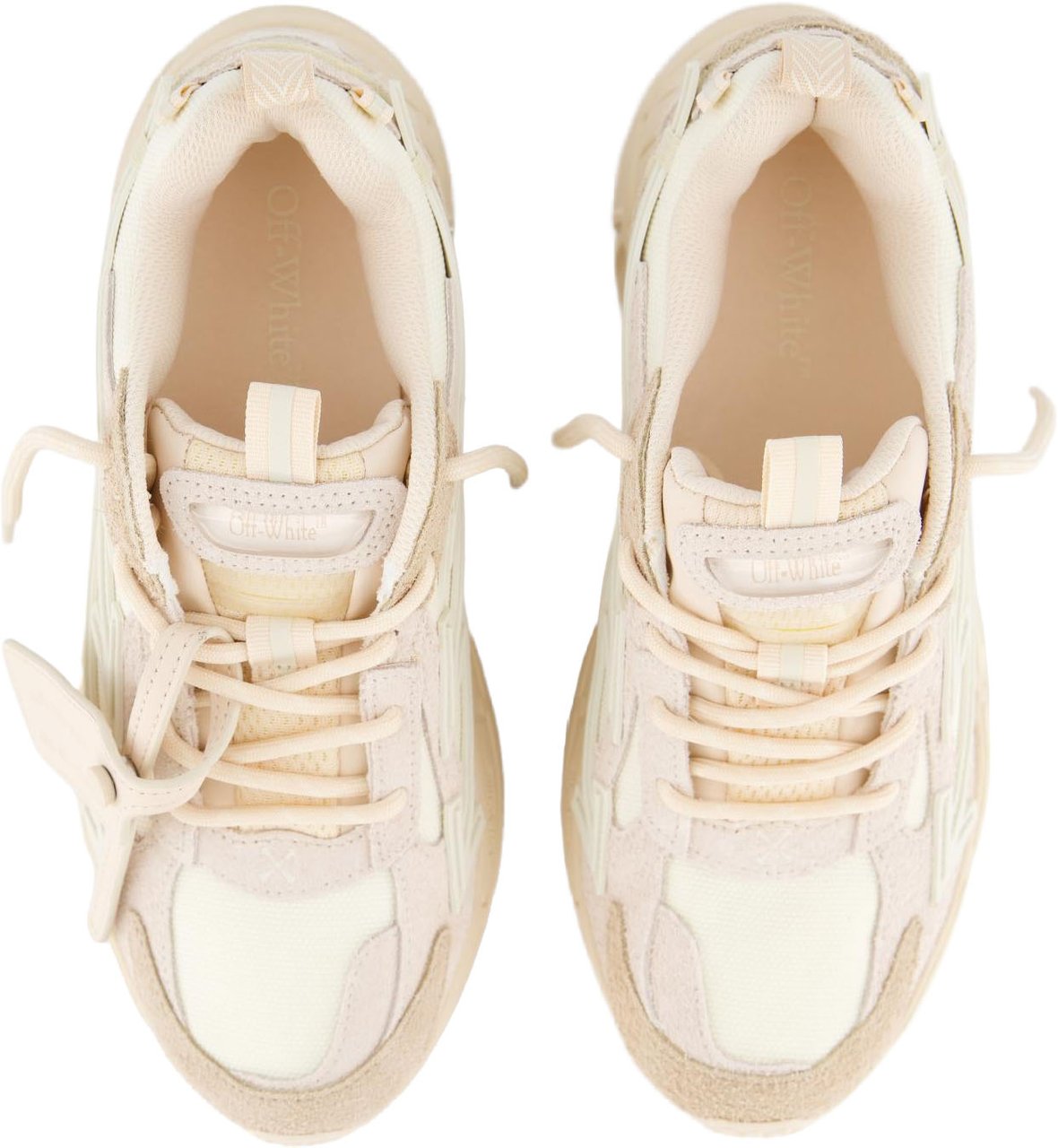 OFF-WHITE OFF WHITE Dames Ow Be Right Back Sneaker Beige