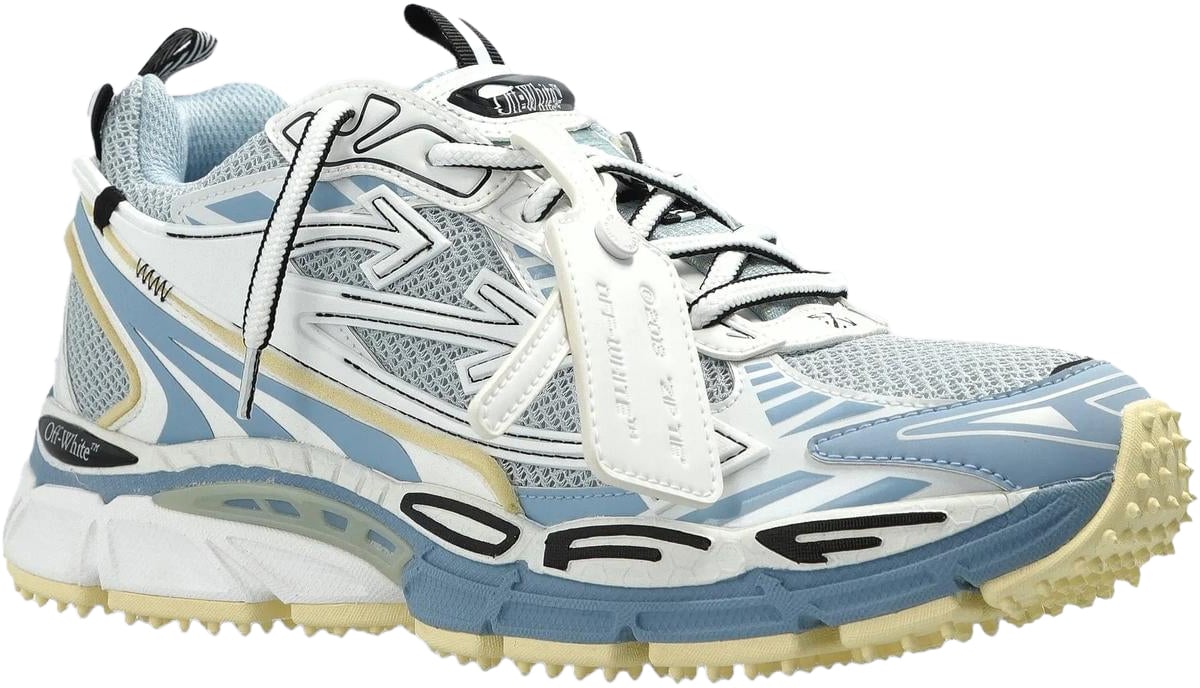 OFF-WHITE Dames Ow Be Right Back Sneaker Beige Blauw