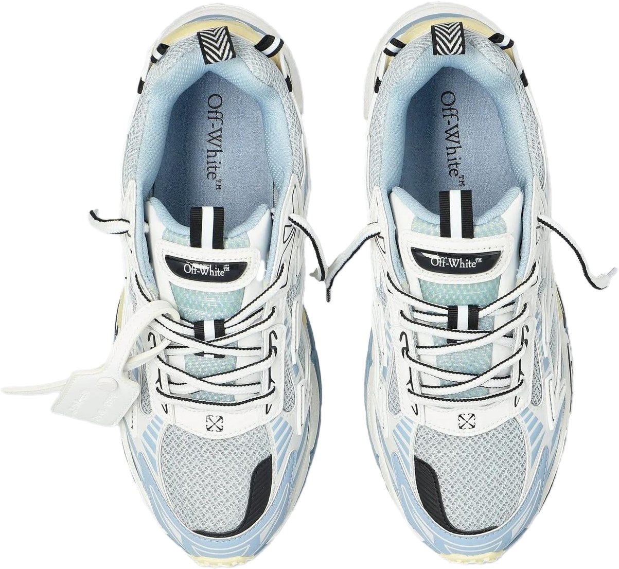 OFF-WHITE Dames Ow Be Right Back Sneaker Beige Blauw