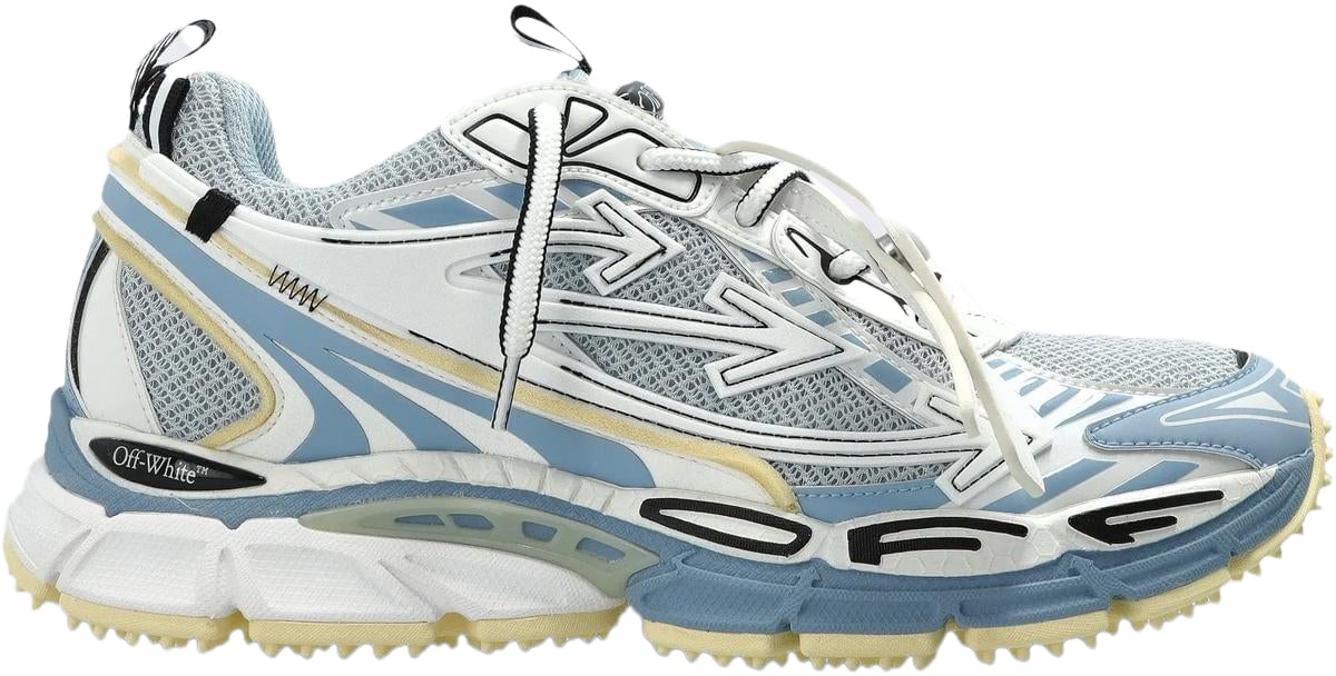 OFF-WHITE Dames Ow Be Right Back Sneaker Beige Blauw