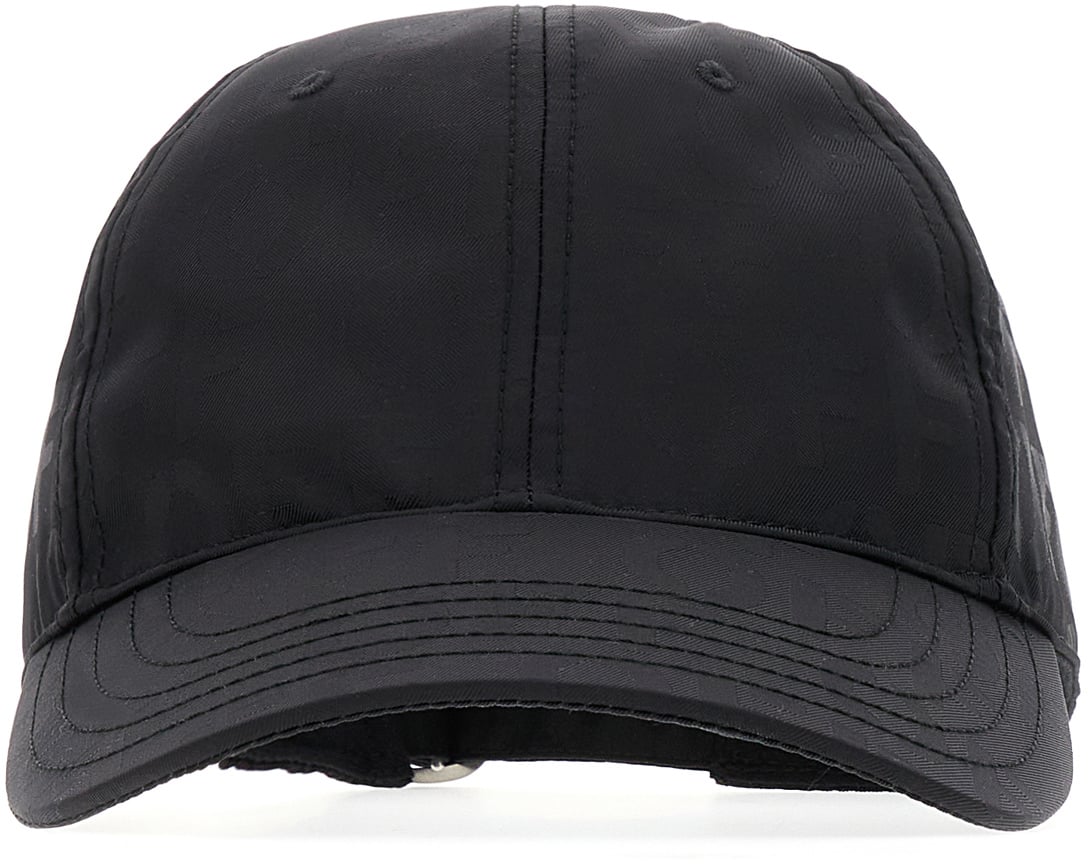 OFF-WHITE Off White Black nylon baseball cap Zwart