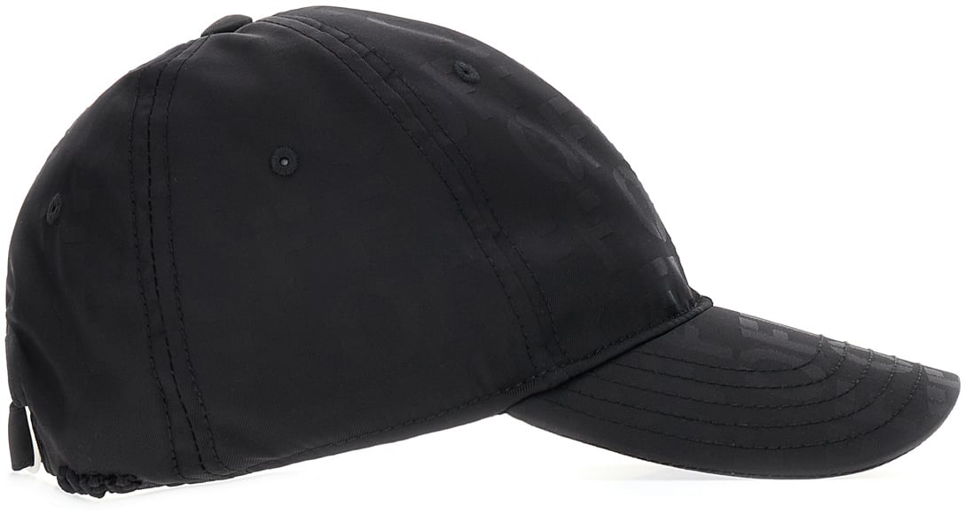 OFF-WHITE Off White Black nylon baseball cap Zwart