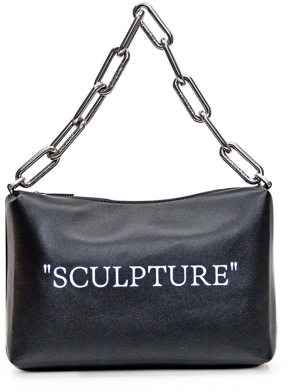 OFF-WHITE Pouch con Scritta Zwart