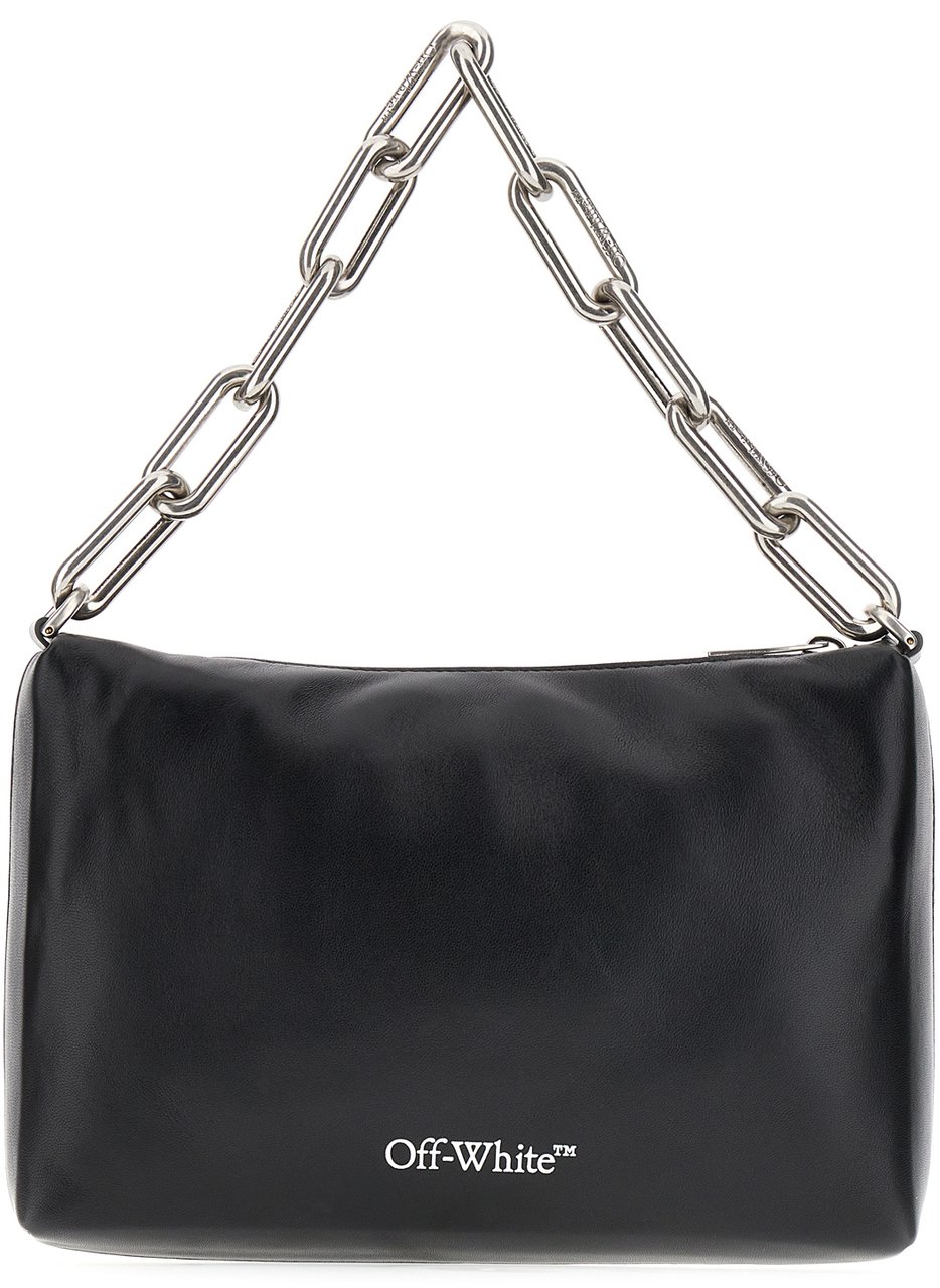 OFF-WHITE Off White Black leather handbag Zwart