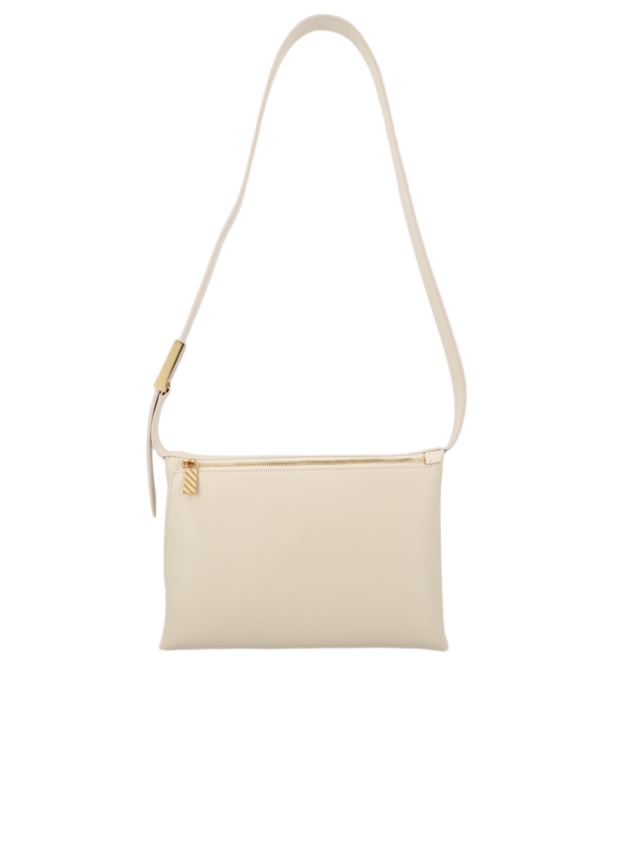OFF-WHITE Sandbag Calfskin Minimalist Shoulder Bag Rood