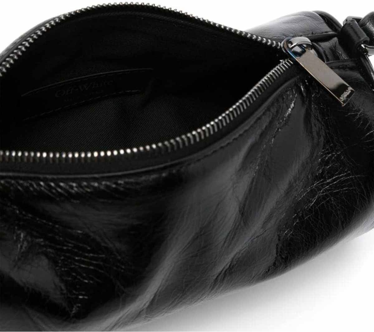 OFF-WHITE Torpedo Arrow Logo Small Shoulder Bag Zwart