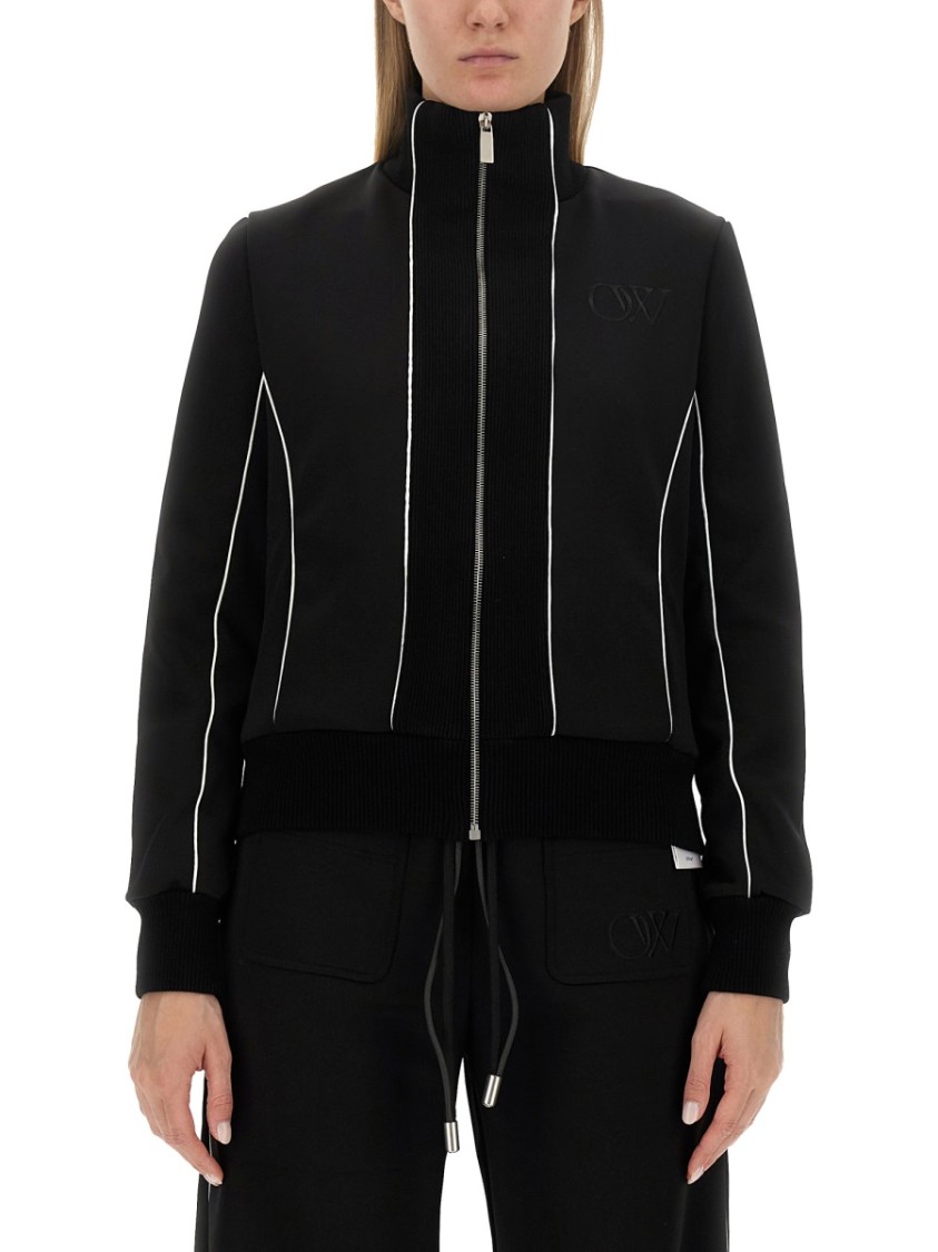 OFF-WHITE Technical Fabric Jacket Zwart