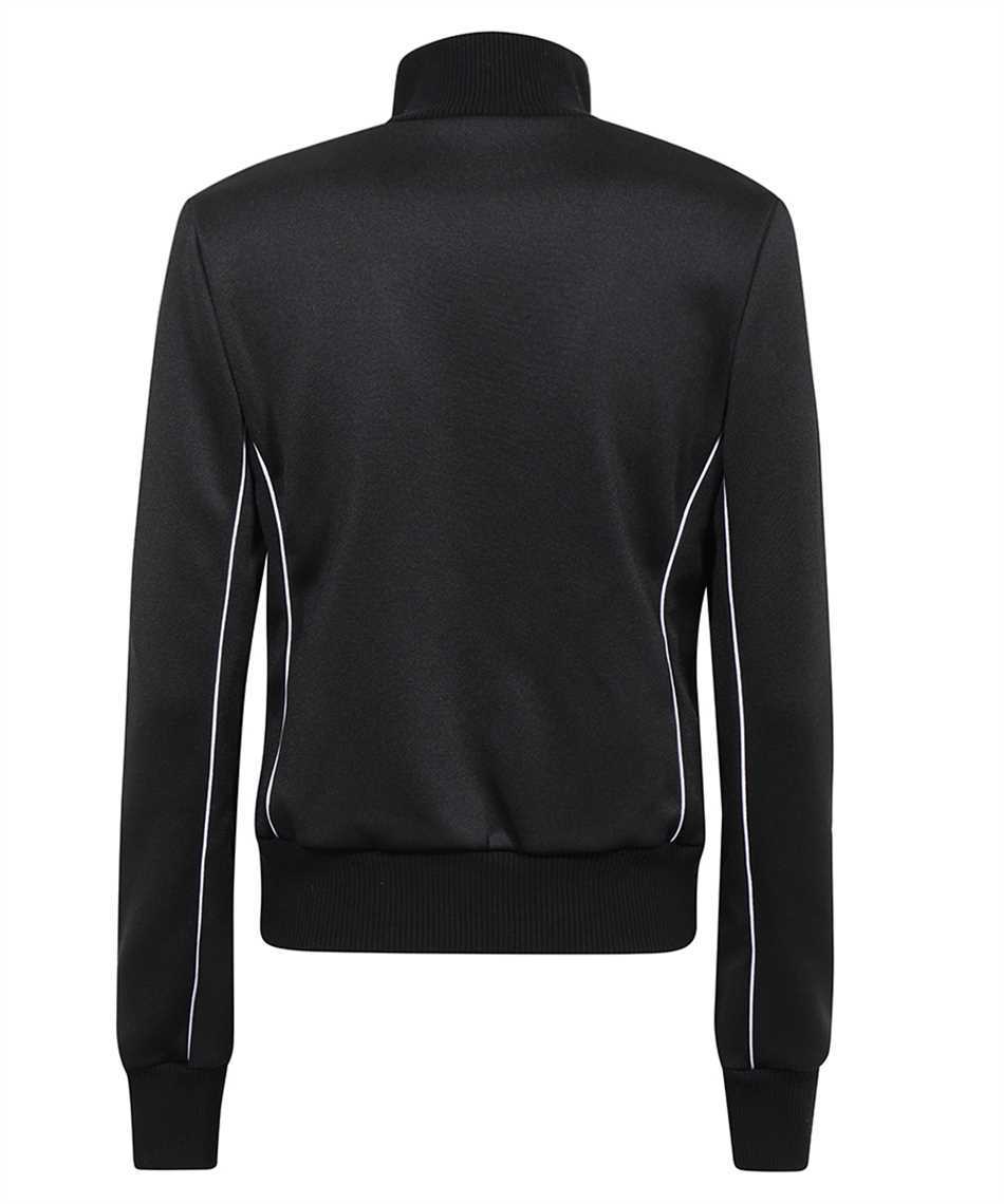 OFF-WHITE Techno fabric full-zip sweatshirt Zwart