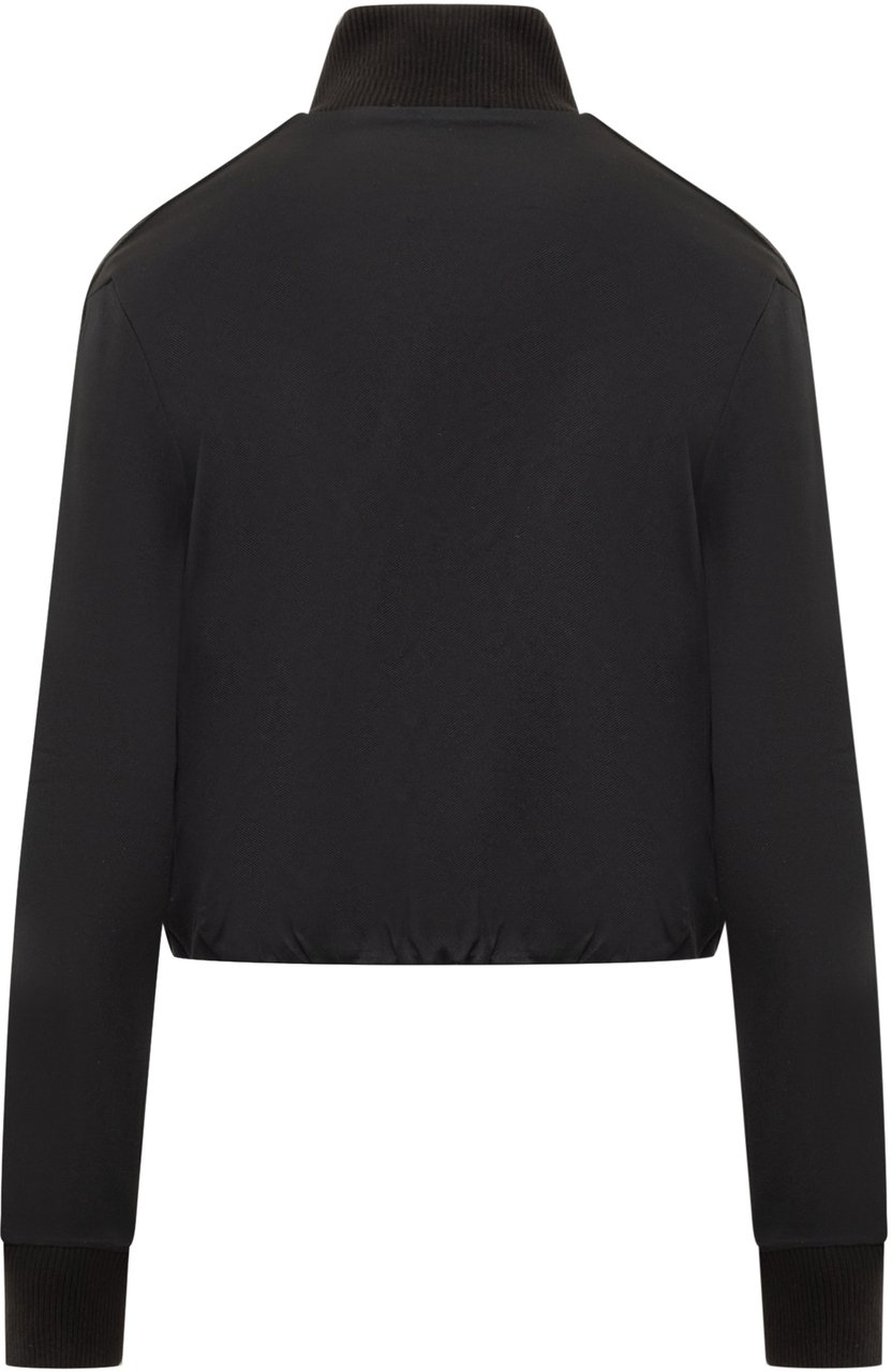 OFF-WHITE Top Sportivo con Bande Logate Zwart