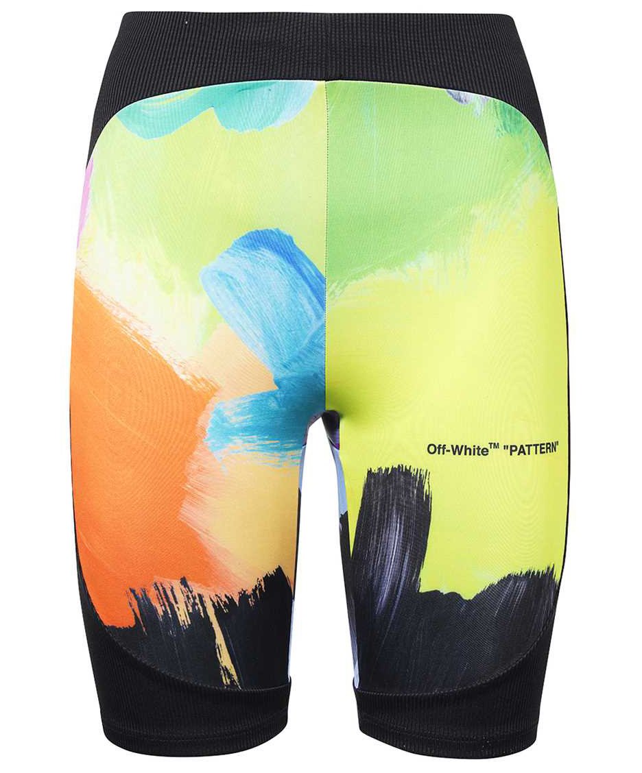 OFF-WHITE Logo print shorts Zwart