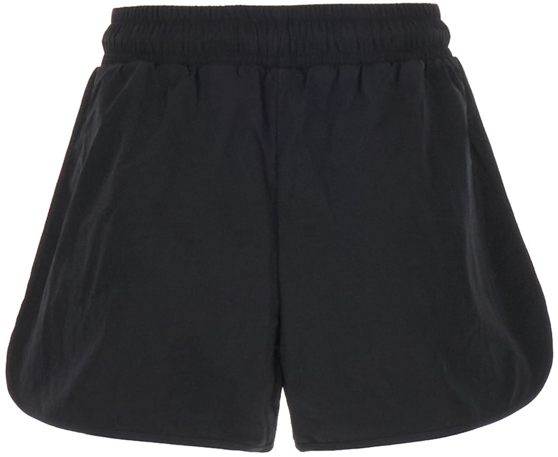 OFF-WHITE Off White Black polyester shorts Zwart