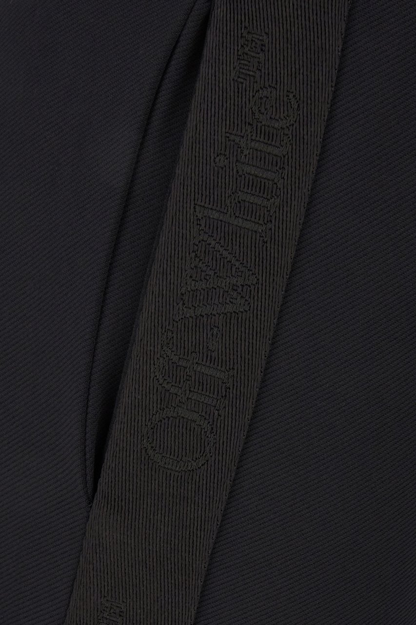 OFF-WHITE Off White Black stretch nylon pants Zwart
