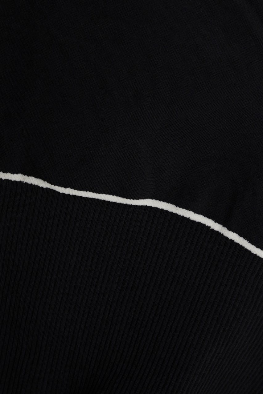 OFF-WHITE Off White Black stretch nylon top Zwart