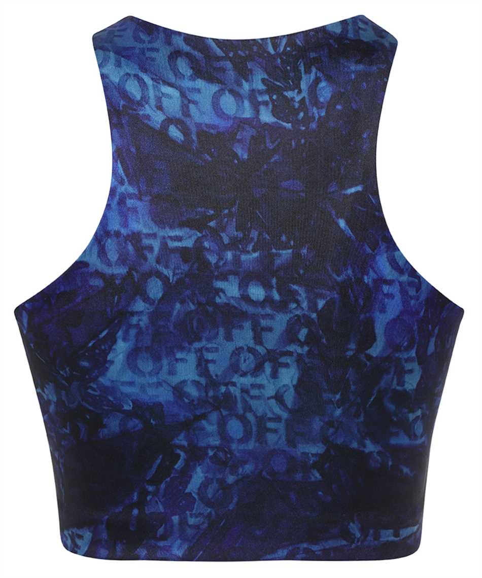OFF-WHITE Logo sporty tank-top Blauw