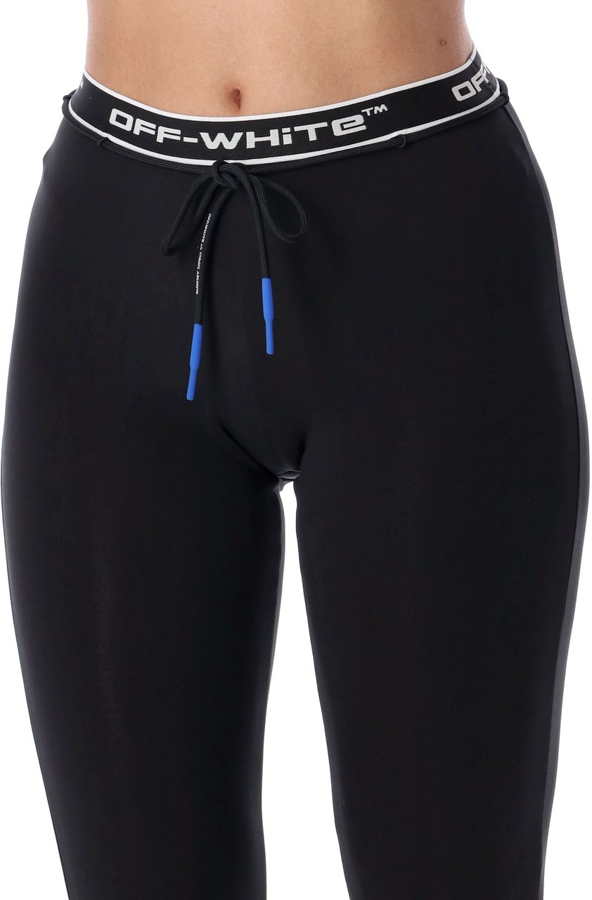 OFF-WHITE Leggings Logo Band Nero Zwart