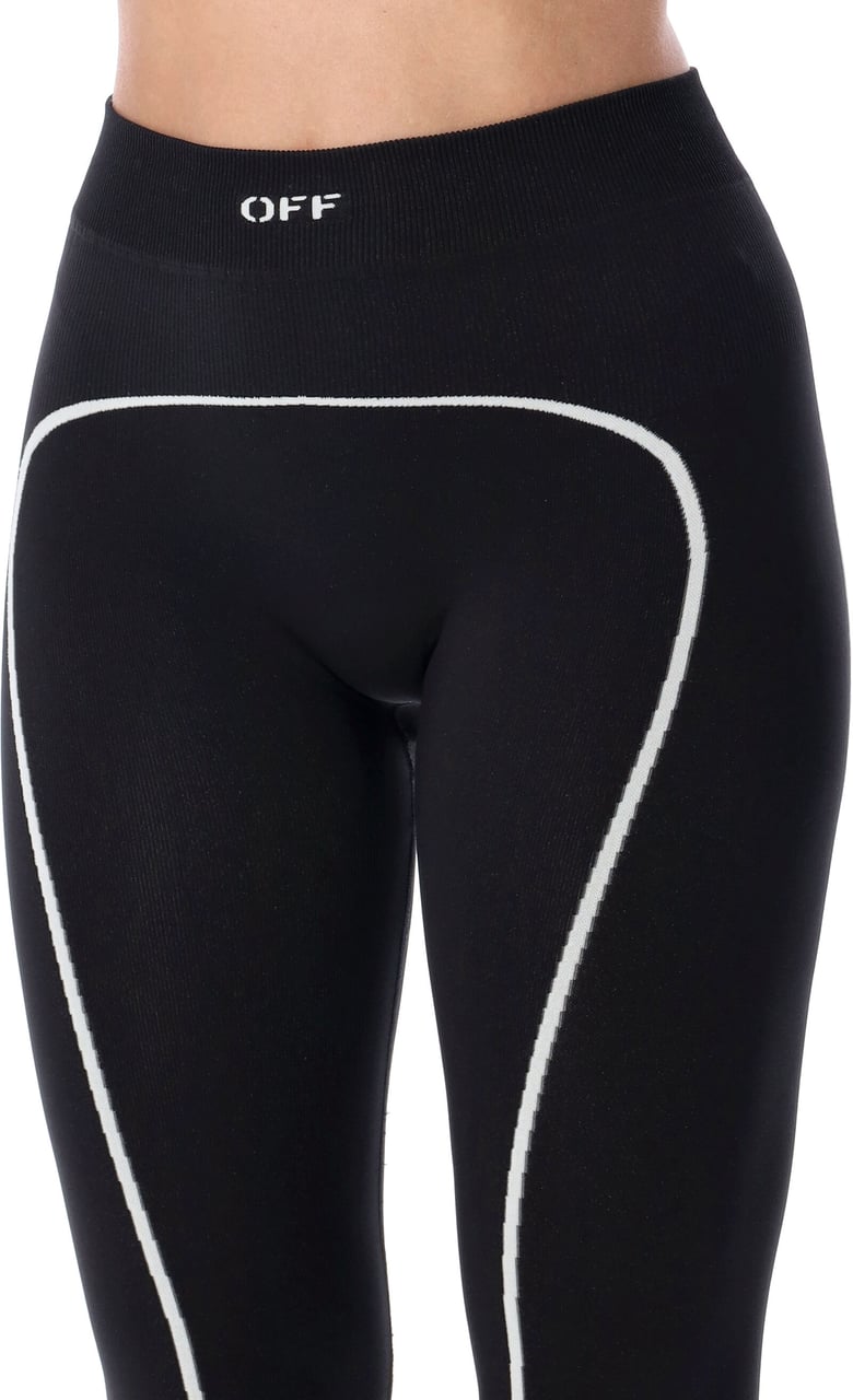OFF-WHITE Seamless Leggings Active Nero Zwart