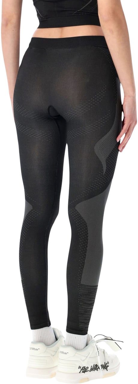 OFF-WHITE Racing Leggings Active Nero Zwart