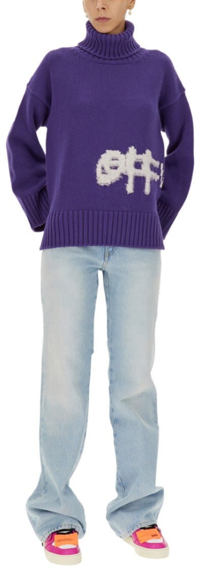 OFF-WHITE Beach Baby Baggy Jeans Wit