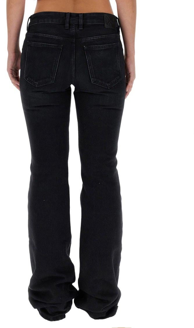 OFF-WHITE Jeans Wide Leg Zwart