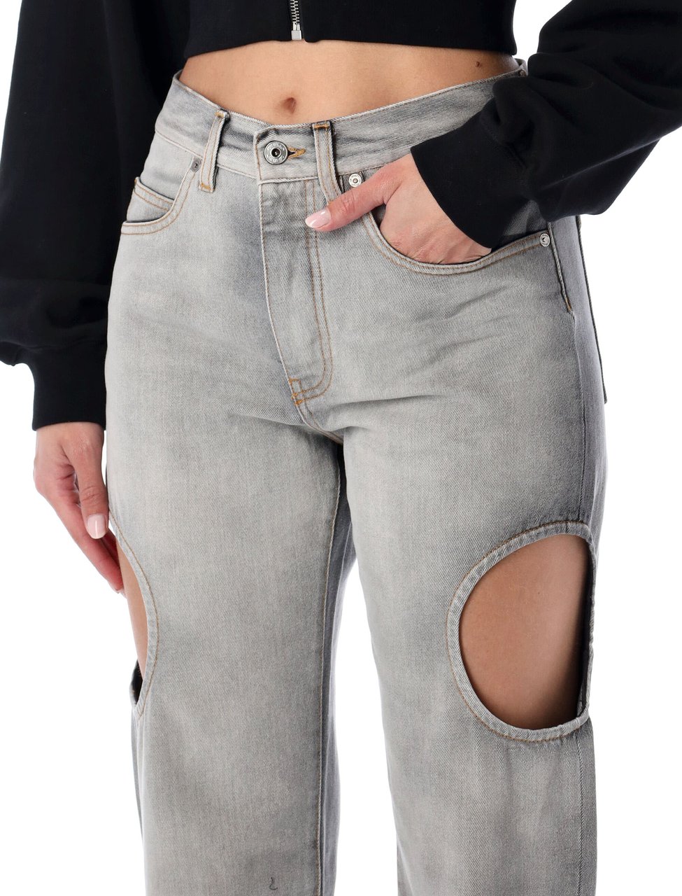 OFF-WHITE Meteor Jeans Grigio Grijs