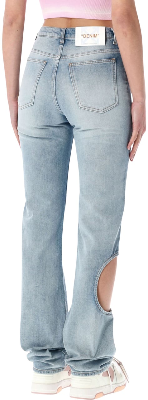 OFF-WHITE New Meteor Denim Bleach Blue Blauw