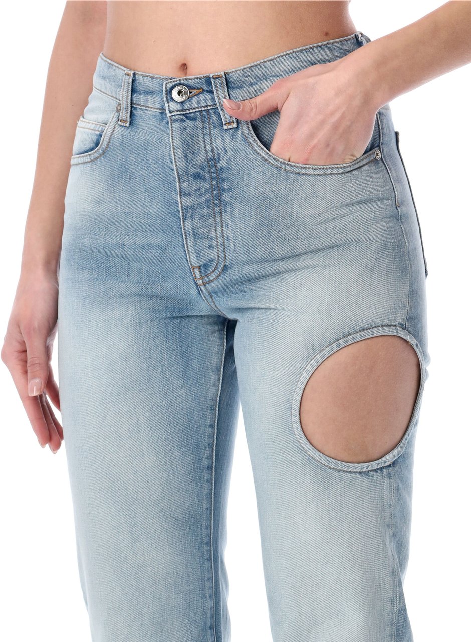 OFF-WHITE New Meteor Denim Bleach Blue Blauw