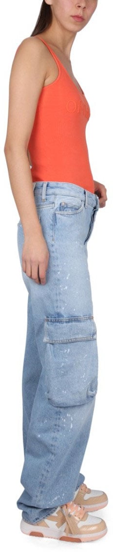 OFF-WHITE Jeans Toybox Blauw