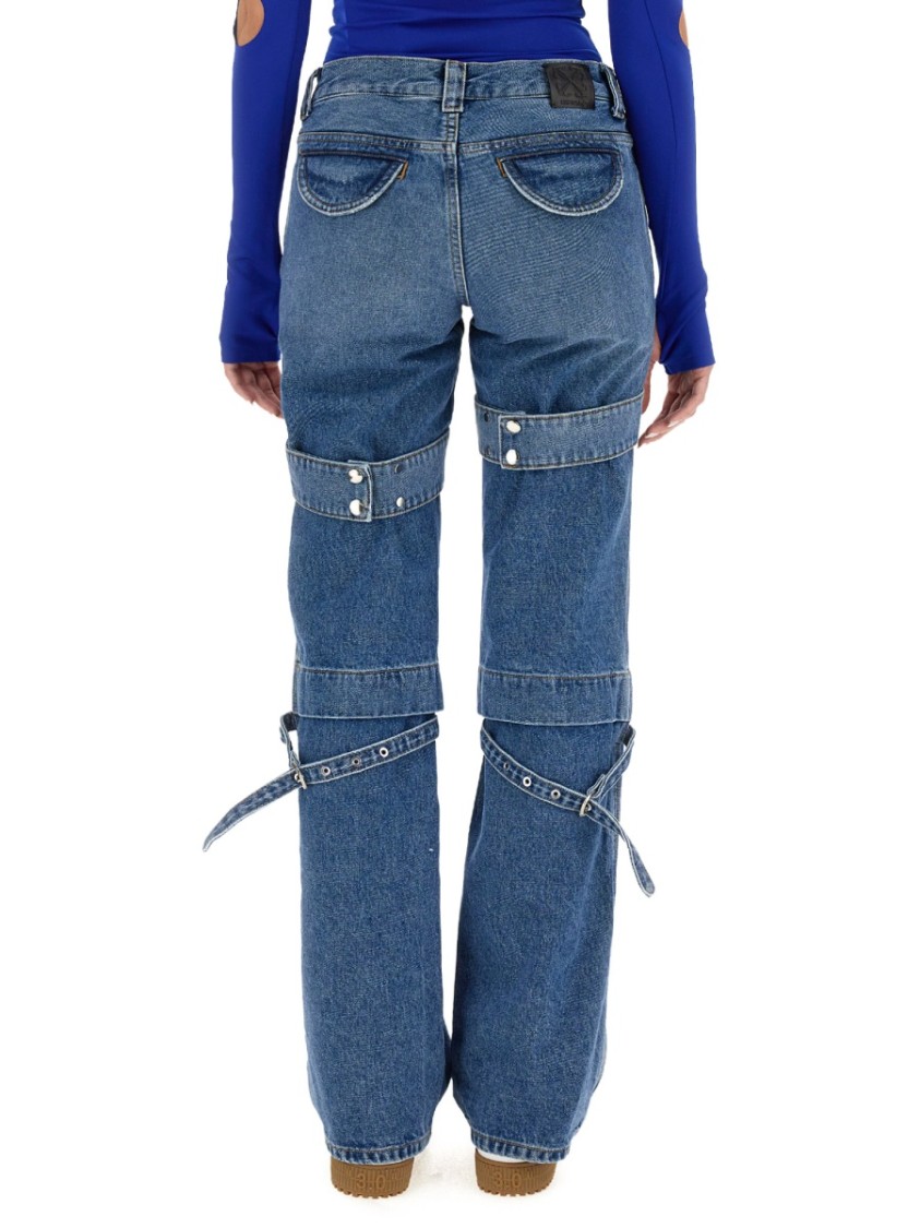 OFF-WHITE Cargo Jeans Blauw