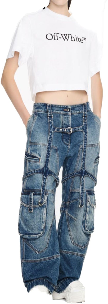 OFF-WHITE Jeans Blue Blauw
