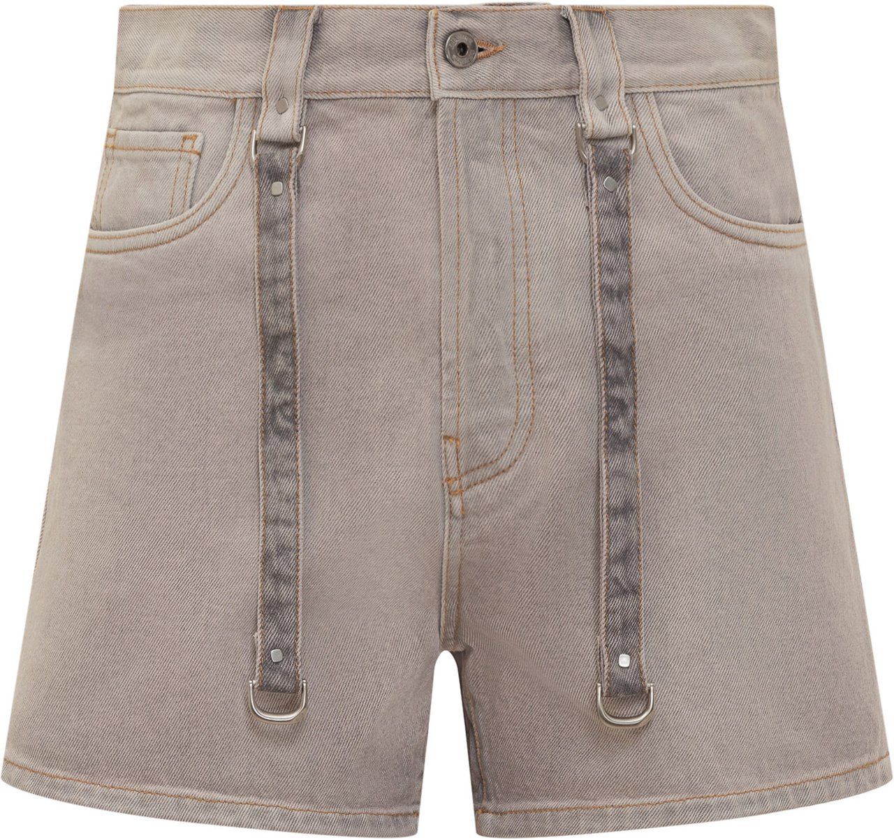 OFF-WHITE Pantaloni Corti Cargo Laundry Roze