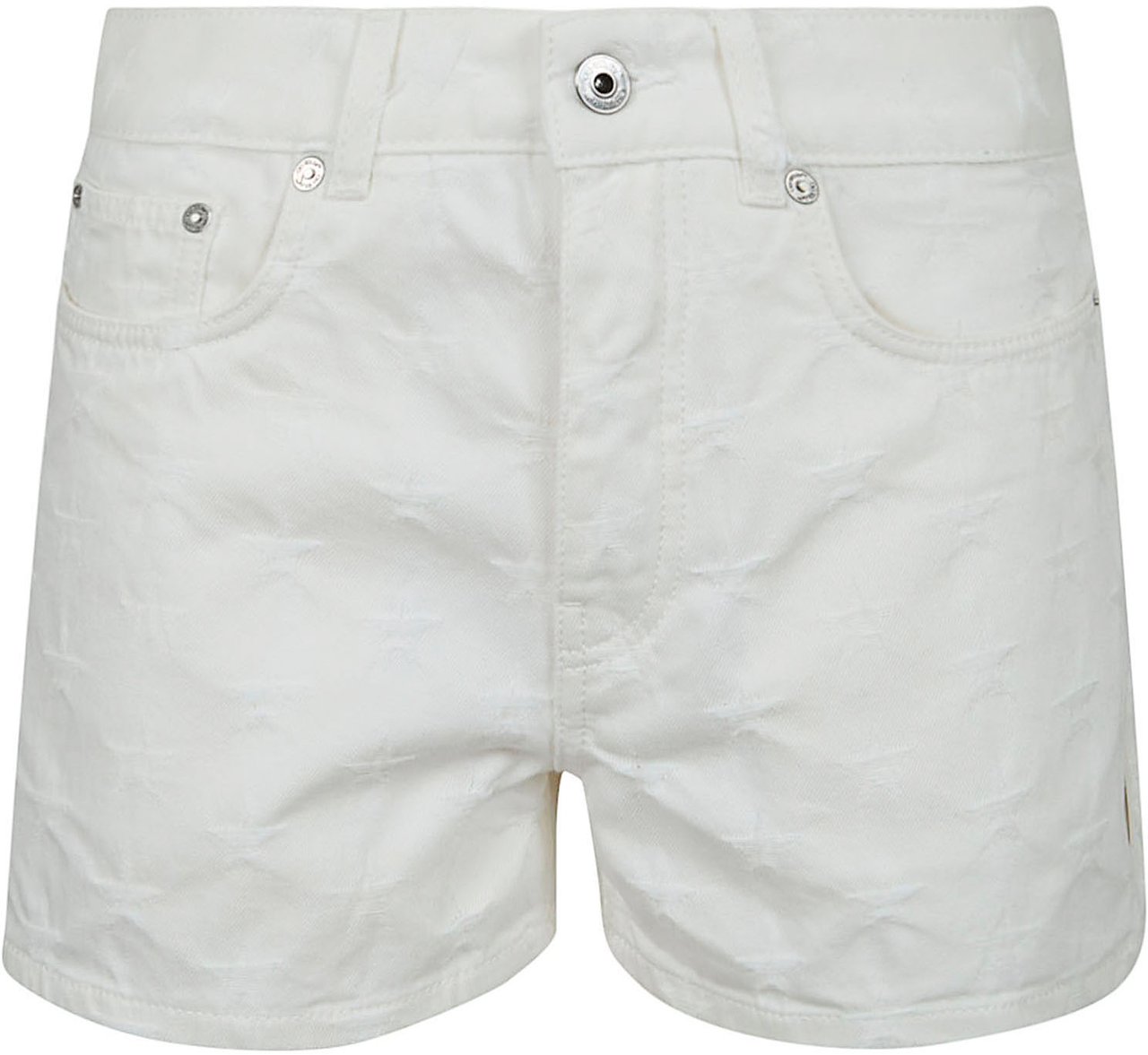 OFF-WHITE OFF WHITE STAR JACQ DOLL DENIM SHORTS WHITE STAR Wit